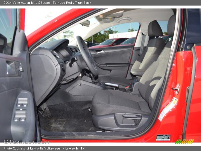 Tornado Red / Titan Black 2014 Volkswagen Jetta S Sedan
