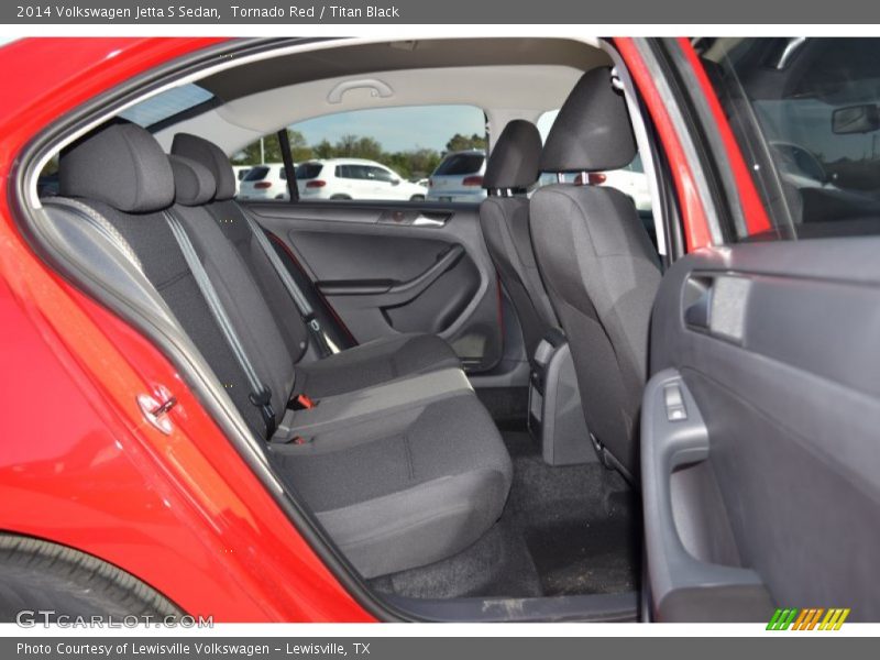 Tornado Red / Titan Black 2014 Volkswagen Jetta S Sedan