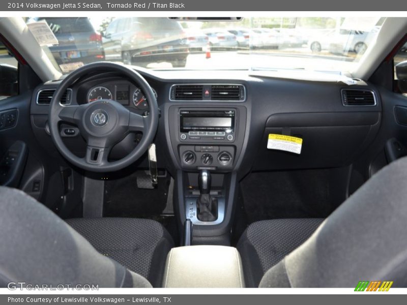 Tornado Red / Titan Black 2014 Volkswagen Jetta S Sedan