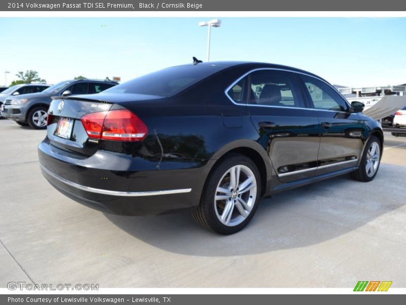 Black / Cornsilk Beige 2014 Volkswagen Passat TDI SEL Premium