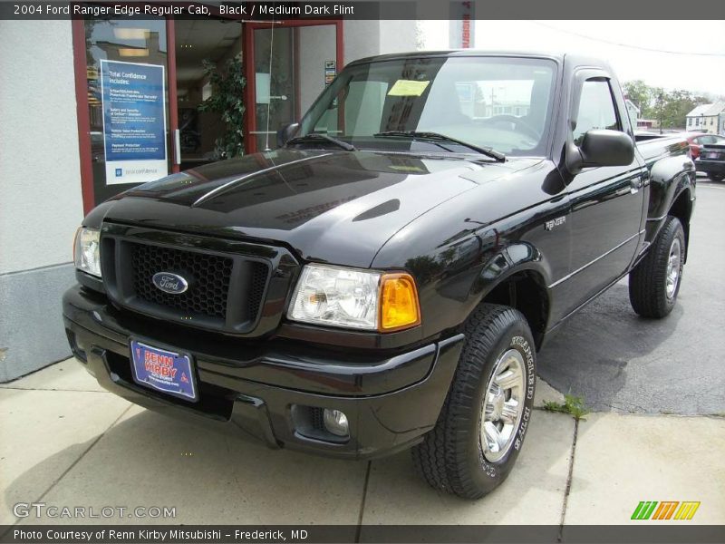 Black / Medium Dark Flint 2004 Ford Ranger Edge Regular Cab