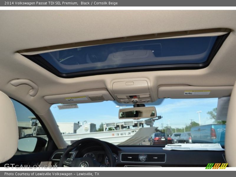 Black / Cornsilk Beige 2014 Volkswagen Passat TDI SEL Premium