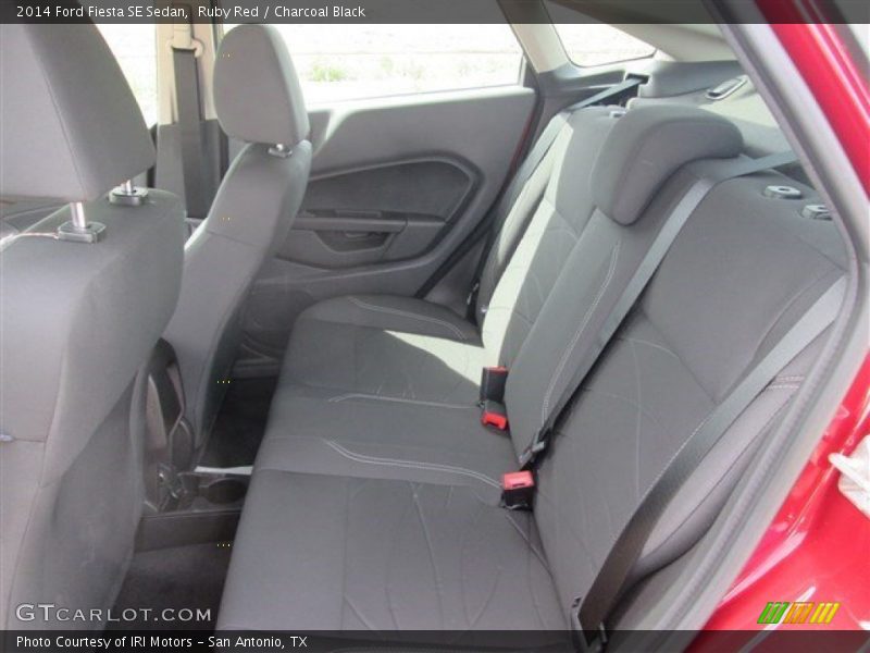Ruby Red / Charcoal Black 2014 Ford Fiesta SE Sedan