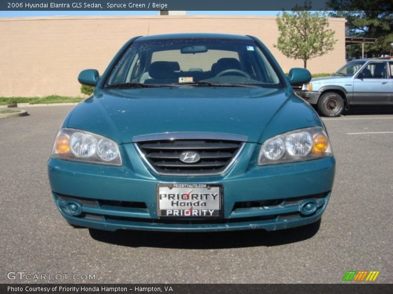 Spruce Green / Beige 2006 Hyundai Elantra GLS Sedan