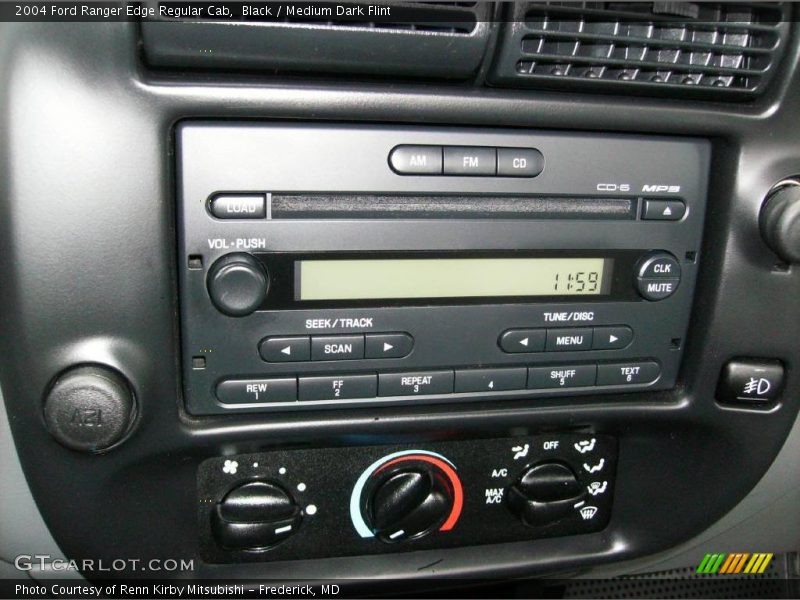 Black / Medium Dark Flint 2004 Ford Ranger Edge Regular Cab