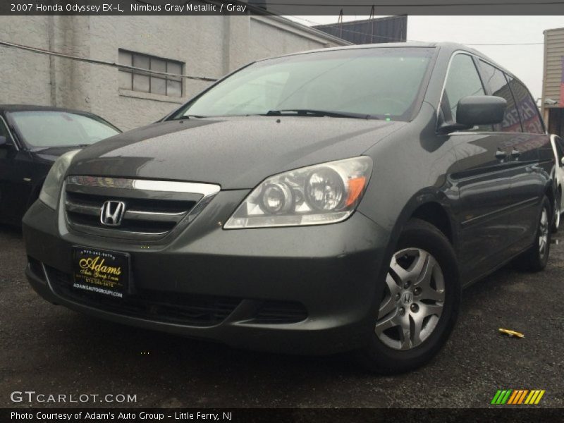 Nimbus Gray Metallic / Gray 2007 Honda Odyssey EX-L