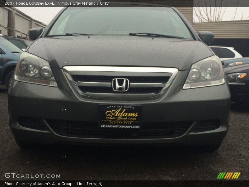 Nimbus Gray Metallic / Gray 2007 Honda Odyssey EX-L