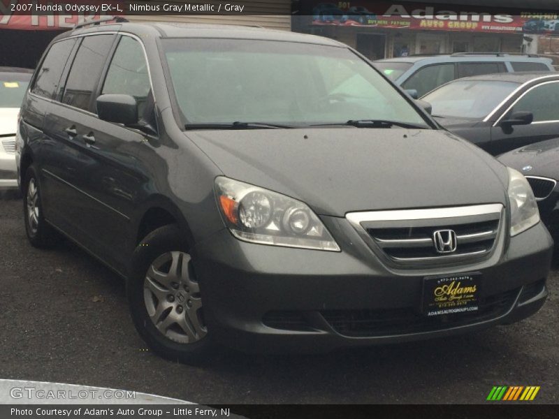 Nimbus Gray Metallic / Gray 2007 Honda Odyssey EX-L
