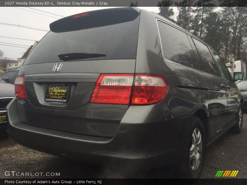 Nimbus Gray Metallic / Gray 2007 Honda Odyssey EX-L