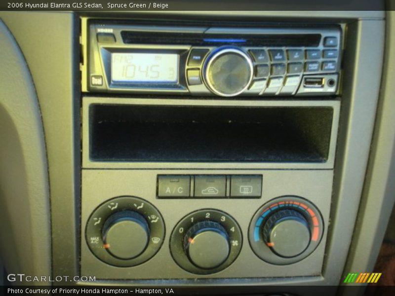 Spruce Green / Beige 2006 Hyundai Elantra GLS Sedan