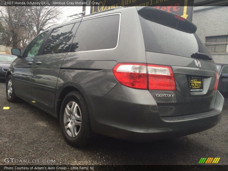 Nimbus Gray Metallic / Gray 2007 Honda Odyssey EX-L