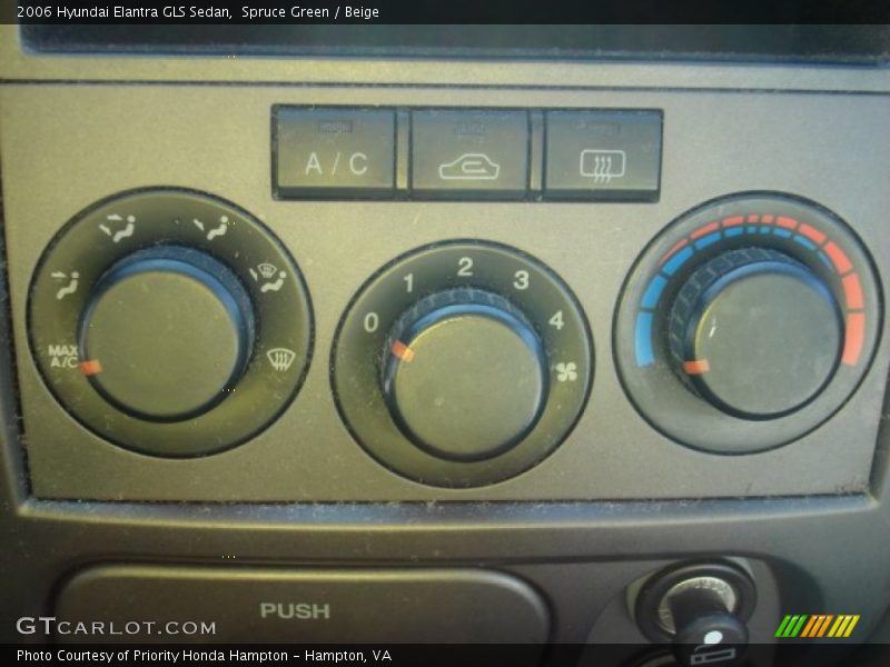Spruce Green / Beige 2006 Hyundai Elantra GLS Sedan