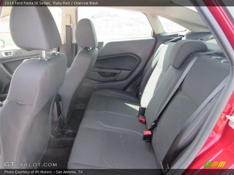 Ruby Red / Charcoal Black 2014 Ford Fiesta SE Sedan