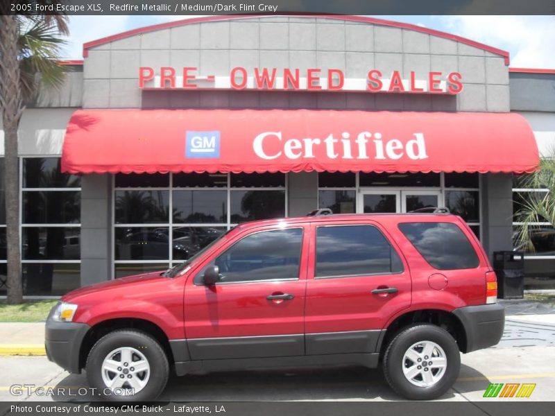 Redfire Metallic / Medium/Dark Flint Grey 2005 Ford Escape XLS