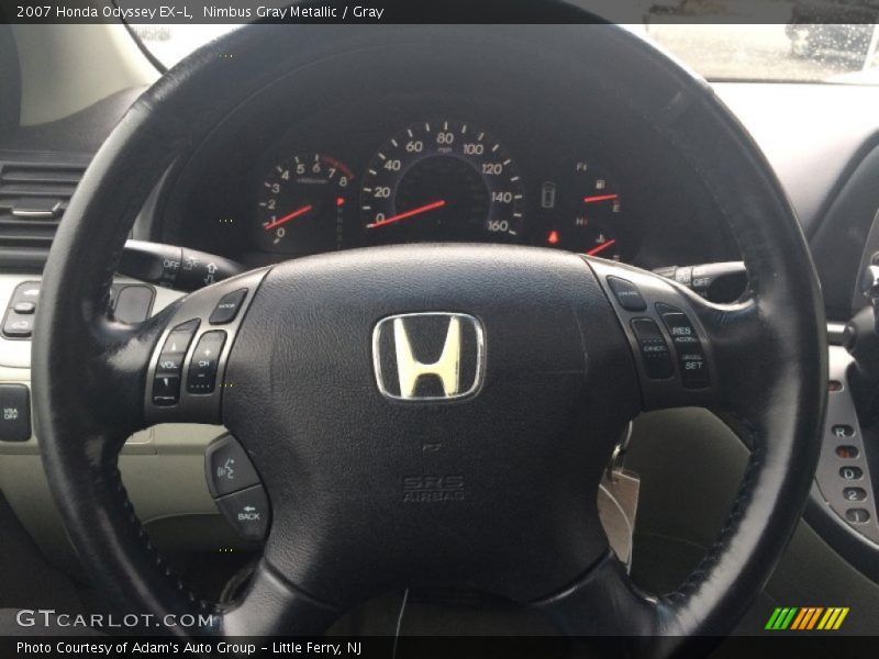 Nimbus Gray Metallic / Gray 2007 Honda Odyssey EX-L