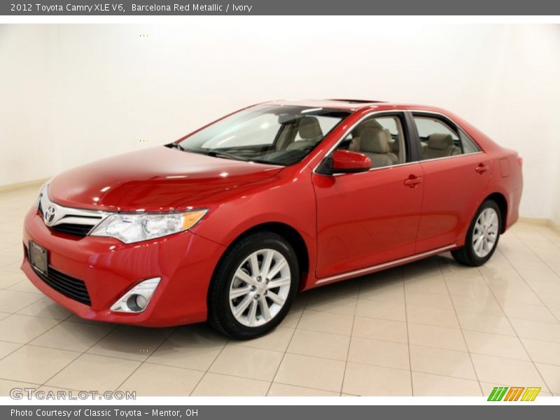 Barcelona Red Metallic / Ivory 2012 Toyota Camry XLE V6