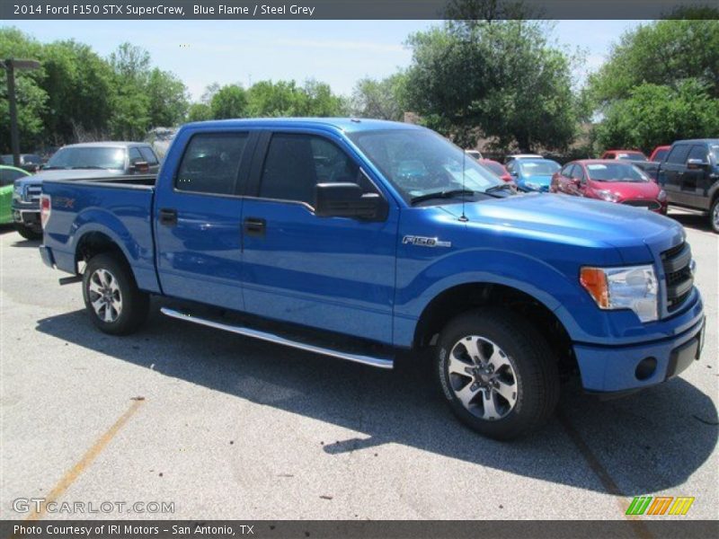 Blue Flame / Steel Grey 2014 Ford F150 STX SuperCrew