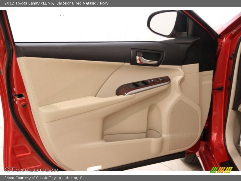 Barcelona Red Metallic / Ivory 2012 Toyota Camry XLE V6