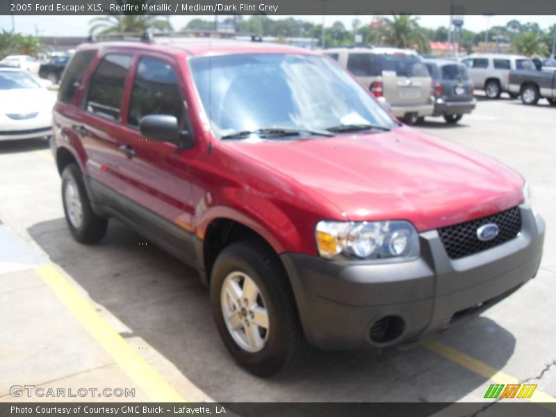 Redfire Metallic / Medium/Dark Flint Grey 2005 Ford Escape XLS