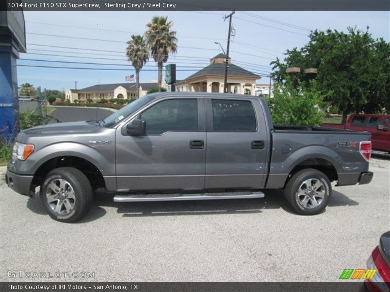 Sterling Grey / Steel Grey 2014 Ford F150 STX SuperCrew