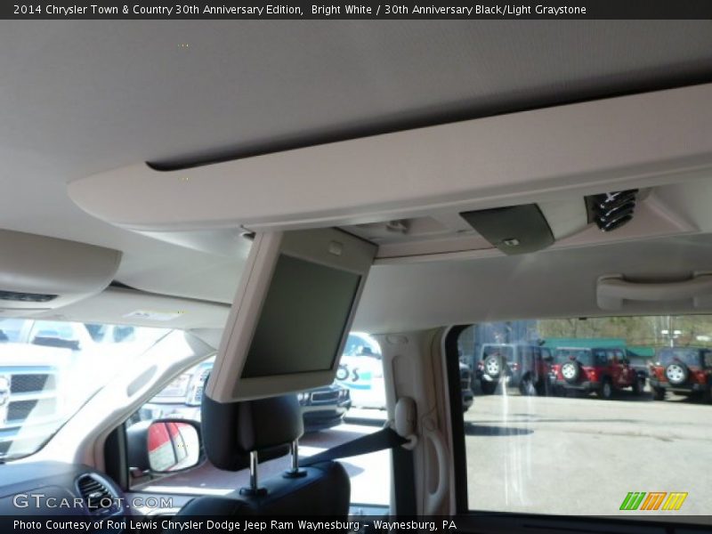 Bright White / 30th Anniversary Black/Light Graystone 2014 Chrysler Town & Country 30th Anniversary Edition