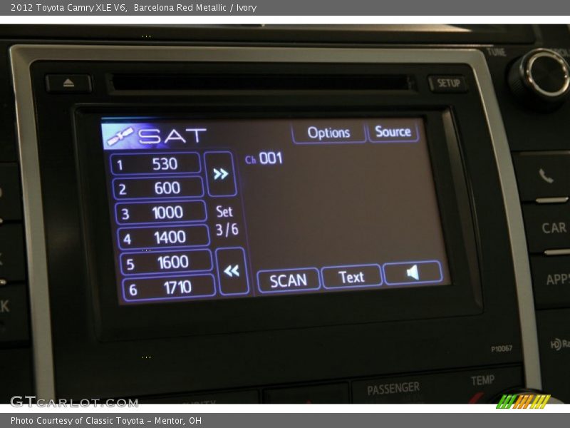 Barcelona Red Metallic / Ivory 2012 Toyota Camry XLE V6
