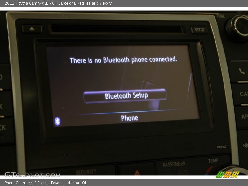 Barcelona Red Metallic / Ivory 2012 Toyota Camry XLE V6