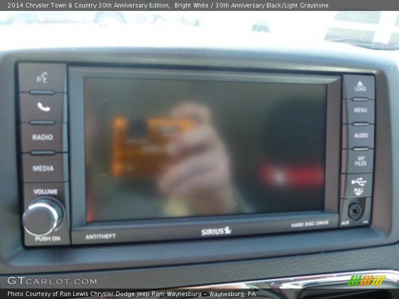 Bright White / 30th Anniversary Black/Light Graystone 2014 Chrysler Town & Country 30th Anniversary Edition