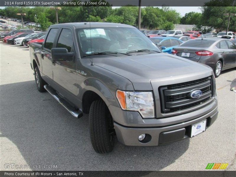 Sterling Grey / Steel Grey 2014 Ford F150 STX SuperCrew