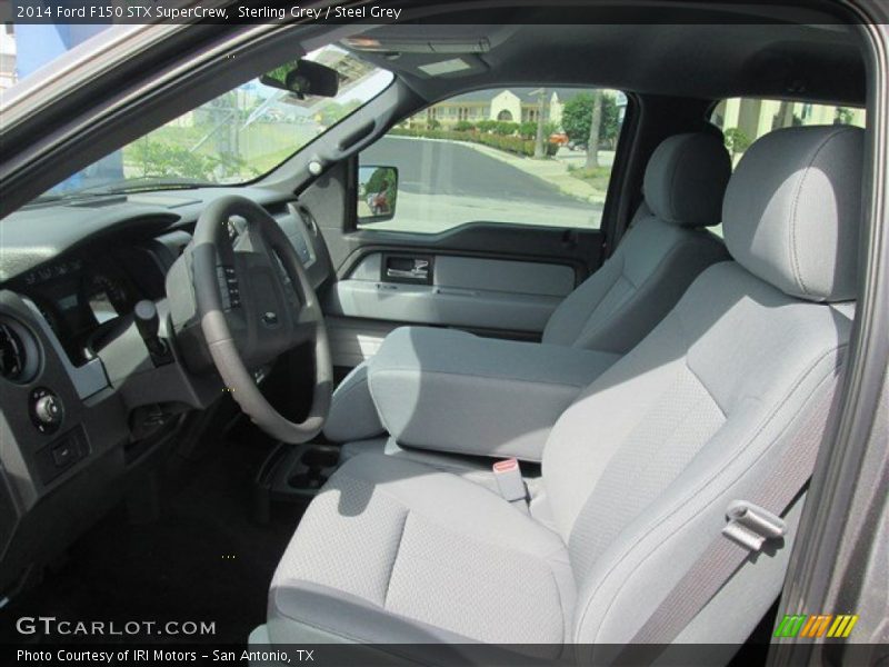 Sterling Grey / Steel Grey 2014 Ford F150 STX SuperCrew
