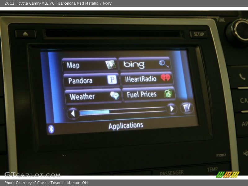 Barcelona Red Metallic / Ivory 2012 Toyota Camry XLE V6