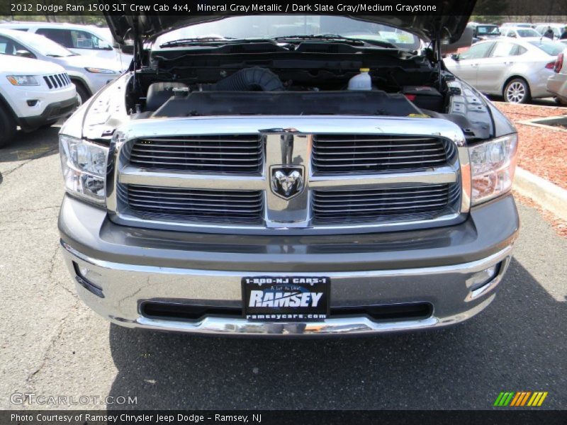 Mineral Gray Metallic / Dark Slate Gray/Medium Graystone 2012 Dodge Ram 1500 SLT Crew Cab 4x4