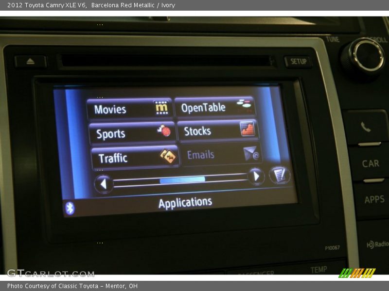 Barcelona Red Metallic / Ivory 2012 Toyota Camry XLE V6