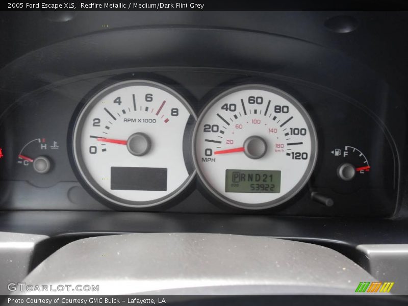 Redfire Metallic / Medium/Dark Flint Grey 2005 Ford Escape XLS