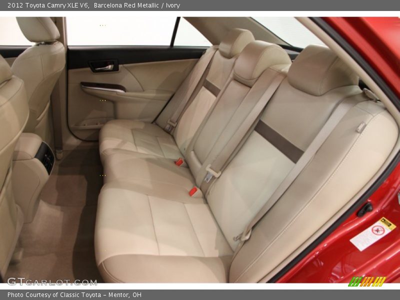 Barcelona Red Metallic / Ivory 2012 Toyota Camry XLE V6
