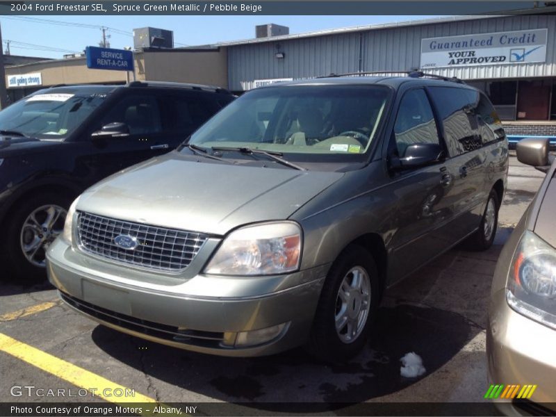 Spruce Green Metallic / Pebble Beige 2004 Ford Freestar SEL