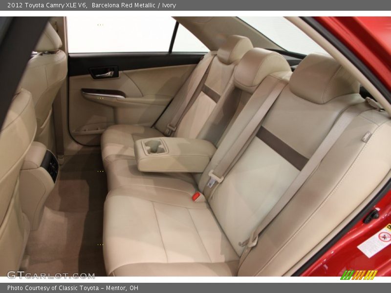 Barcelona Red Metallic / Ivory 2012 Toyota Camry XLE V6