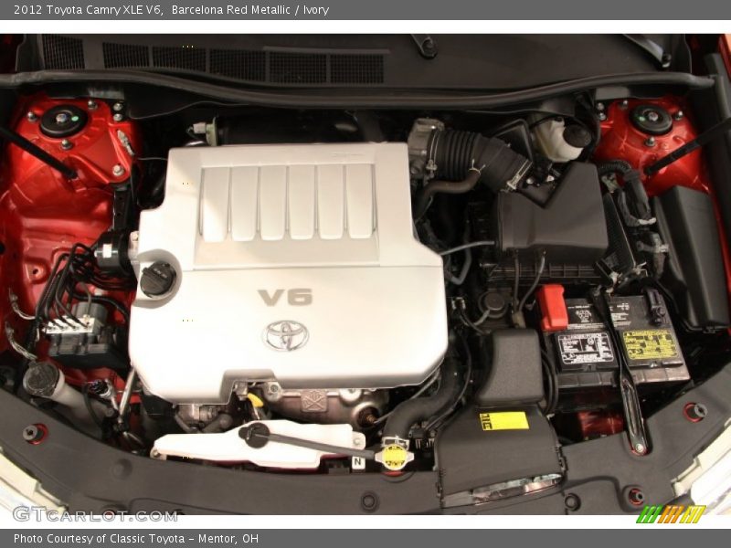 Barcelona Red Metallic / Ivory 2012 Toyota Camry XLE V6