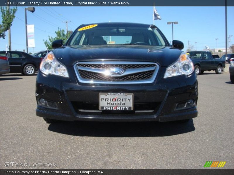Crystal Black Silica / Warm Ivory 2010 Subaru Legacy 2.5i Limited Sedan