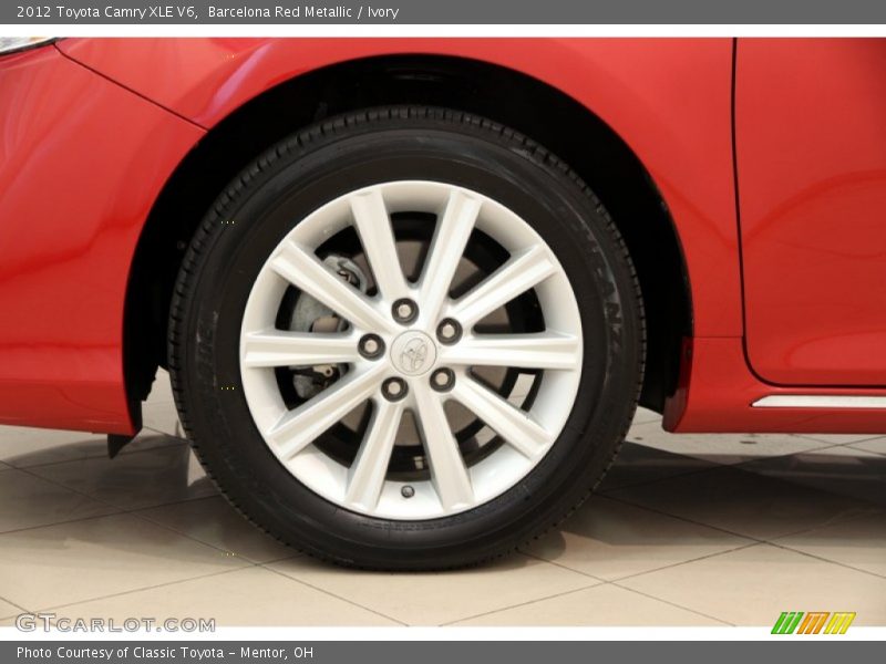 Barcelona Red Metallic / Ivory 2012 Toyota Camry XLE V6