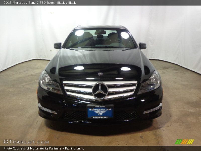 Black / Black 2013 Mercedes-Benz C 350 Sport