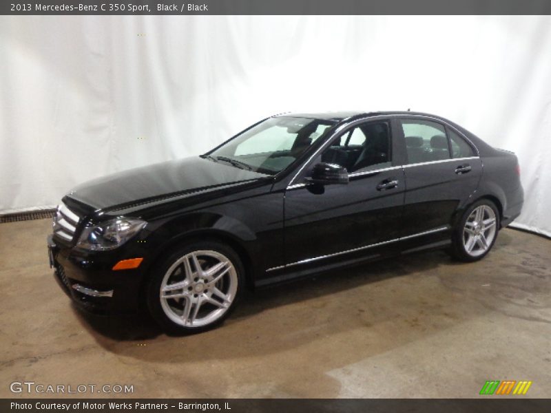 Black / Black 2013 Mercedes-Benz C 350 Sport