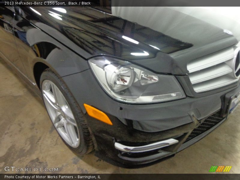 Black / Black 2013 Mercedes-Benz C 350 Sport