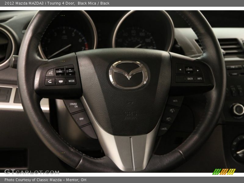 Black Mica / Black 2012 Mazda MAZDA3 i Touring 4 Door