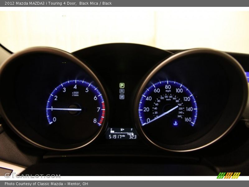 Black Mica / Black 2012 Mazda MAZDA3 i Touring 4 Door