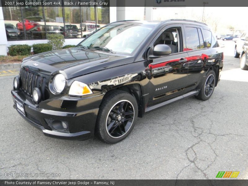 Black / Pastel Slate Gray 2007 Jeep Compass Sport 4x4