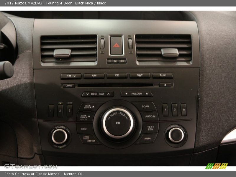 Black Mica / Black 2012 Mazda MAZDA3 i Touring 4 Door