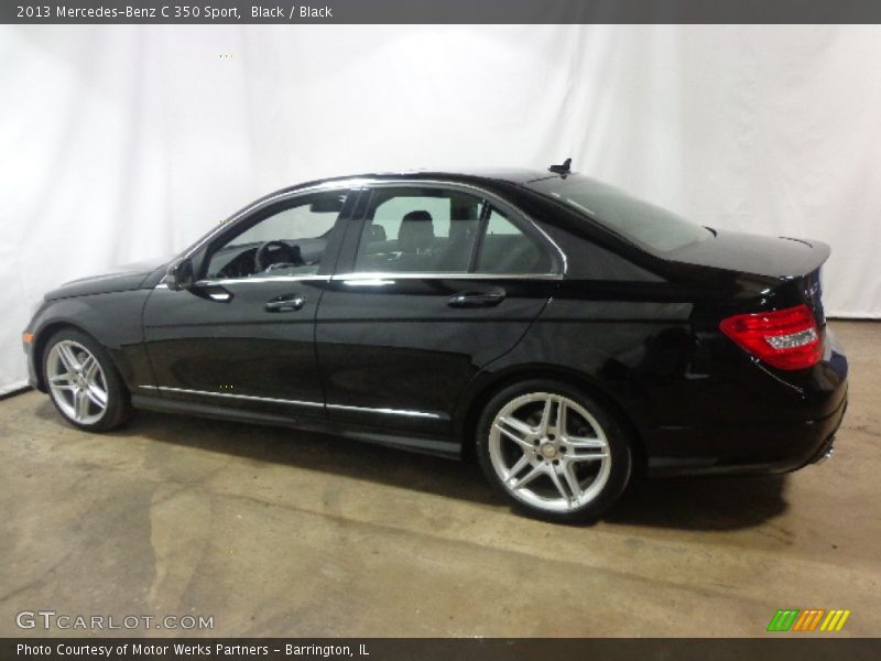 Black / Black 2013 Mercedes-Benz C 350 Sport