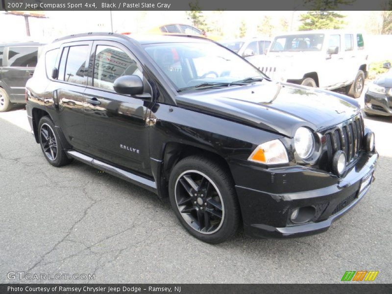 Black / Pastel Slate Gray 2007 Jeep Compass Sport 4x4