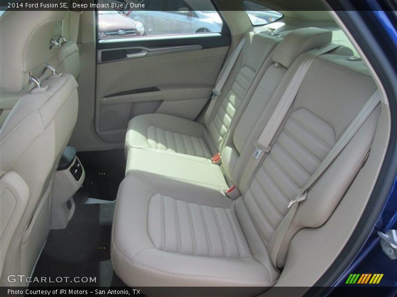 Deep Impact Blue / Dune 2014 Ford Fusion SE